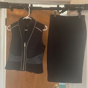Bebe vest and skirt set